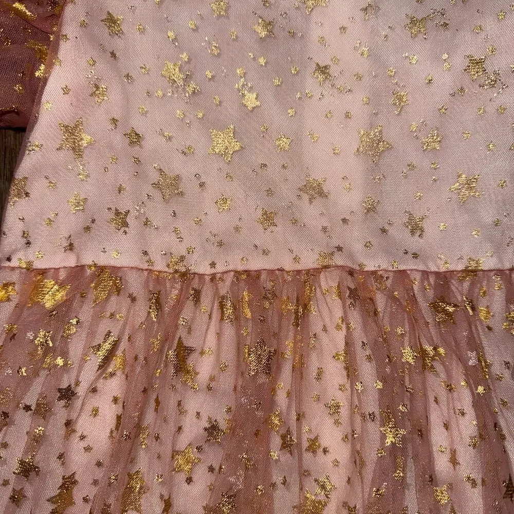 Lola + The Boys rose gold girls dress size 6